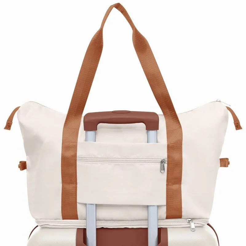 20-Inch Carry-On Luggage with Expandable Travel Bag Set