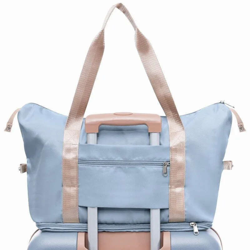 20-Inch Carry-On Luggage with Expandable Travel Bag Set