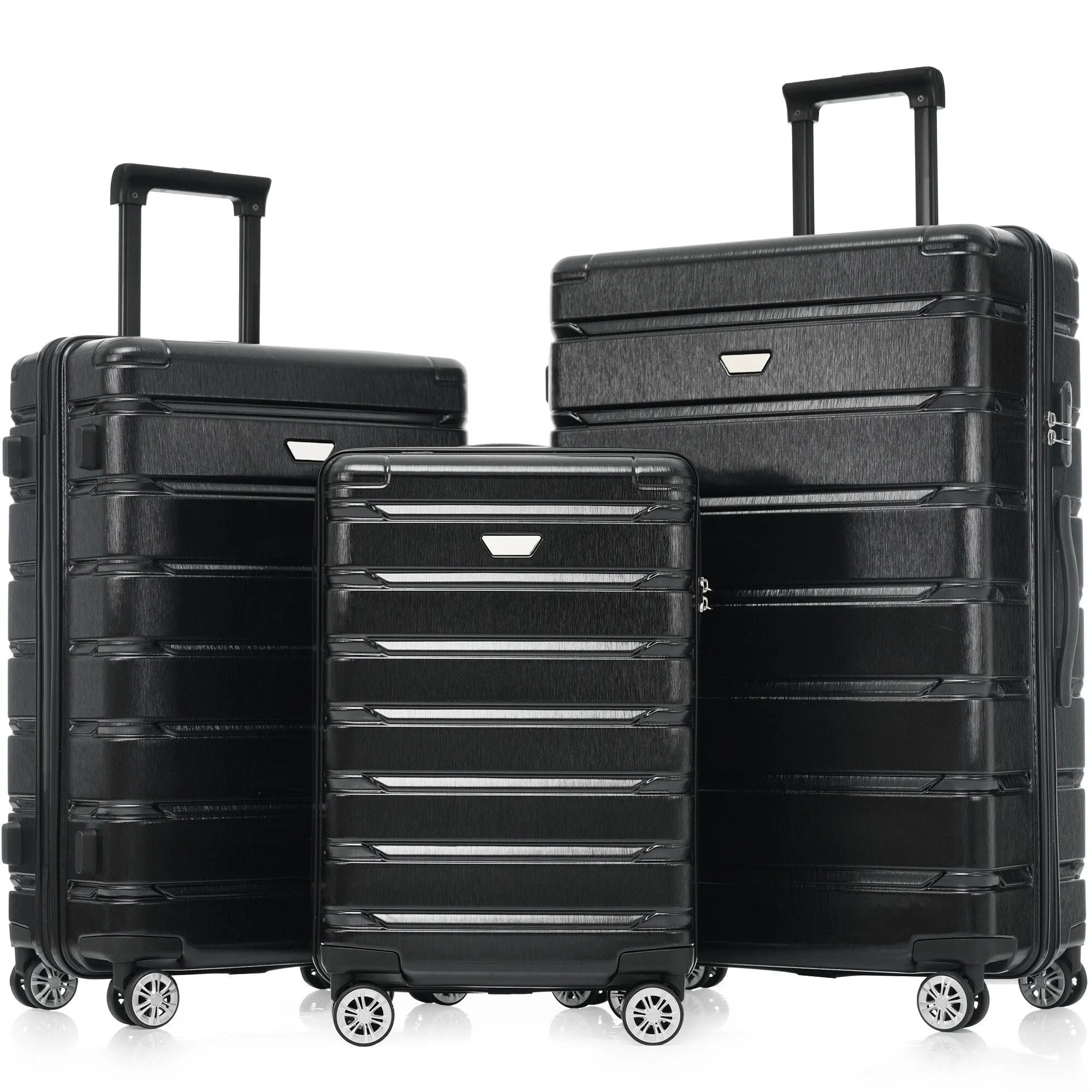 (20/24/28 Inch) Hardshell Luggage Set with Spinner Wheels, 3 Piece