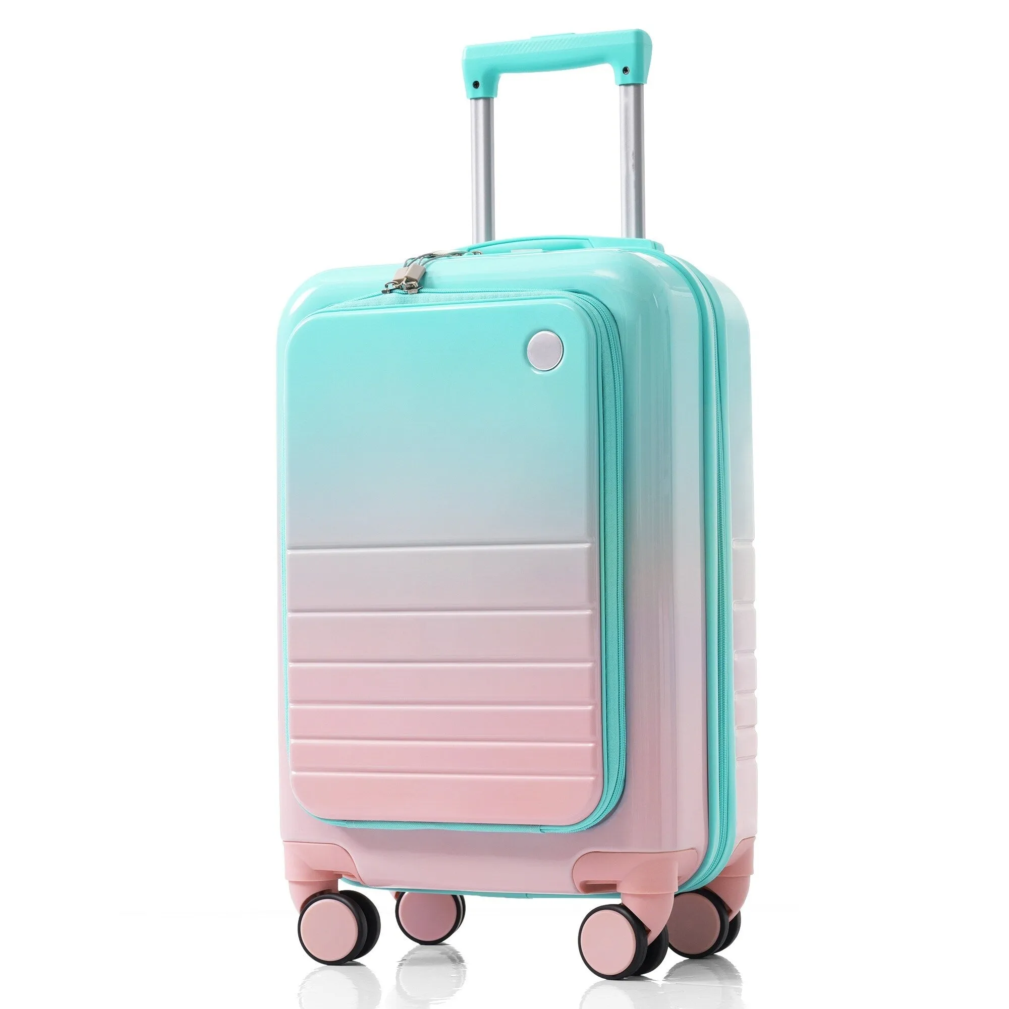 20/24/28inch Luggage Set with Spinner Wheels and USB Port & Cup Holder