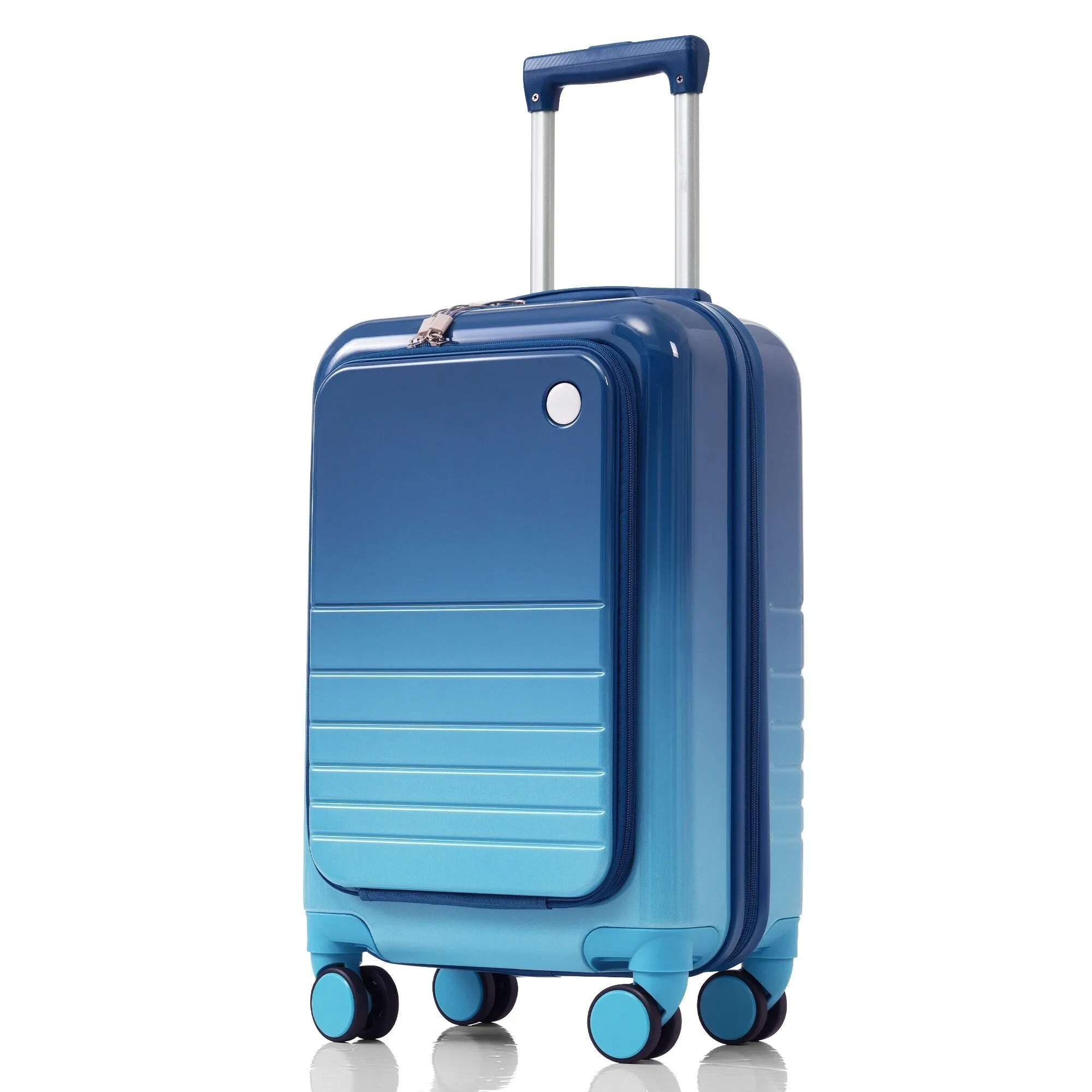 20/24/28inch Luggage Set with Spinner Wheels and USB Port & Cup Holder