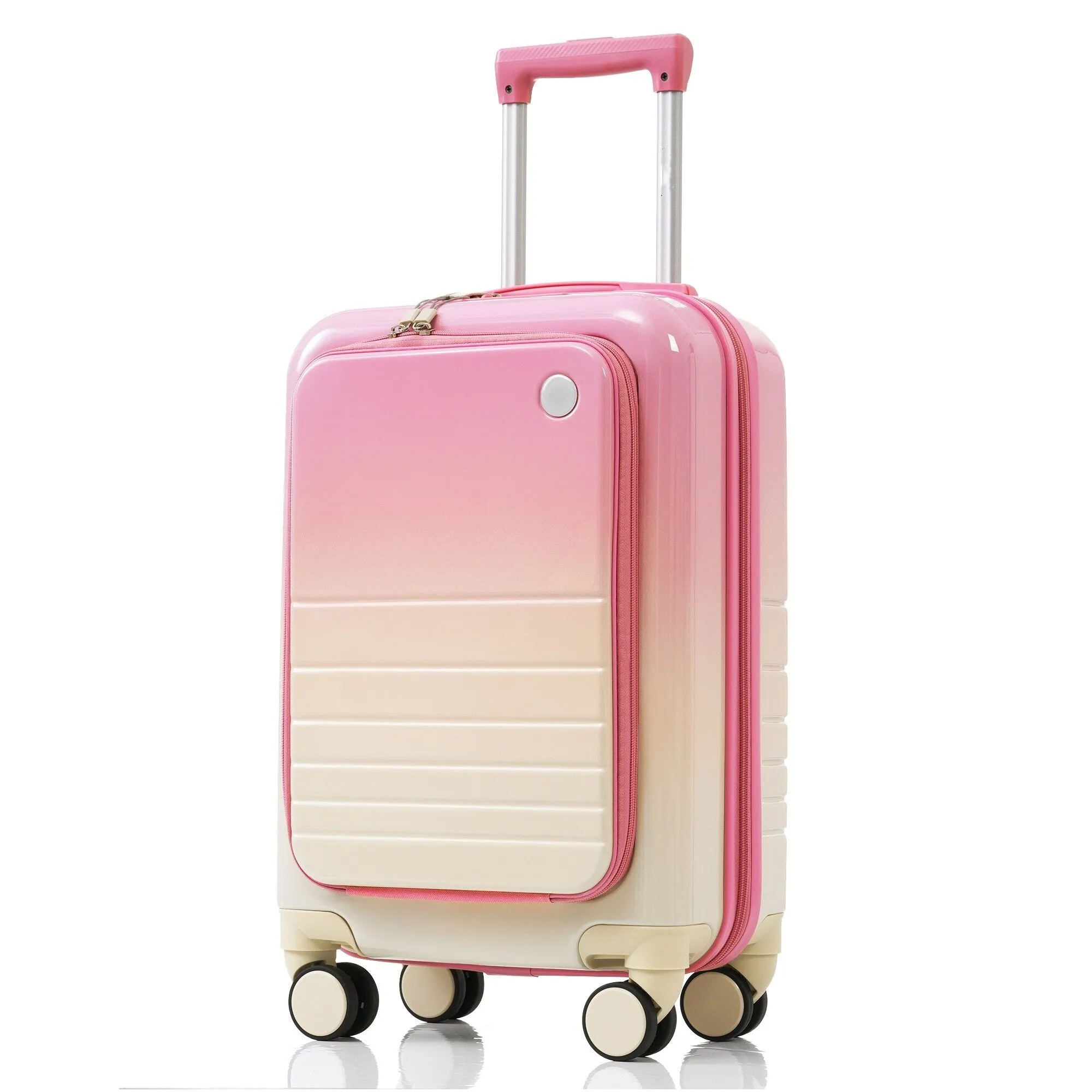 20/24/28inch Luggage Set with Spinner Wheels and USB Port & Cup Holder