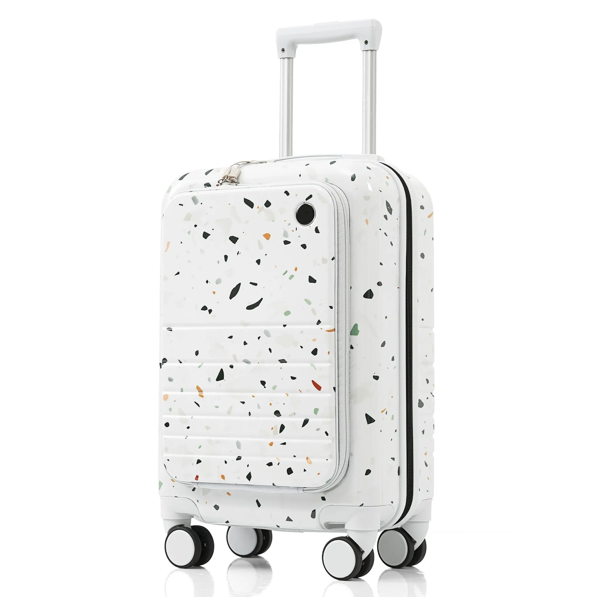 20/24/28inch Luggage Set with Spinner Wheels and USB Port & Cup Holder