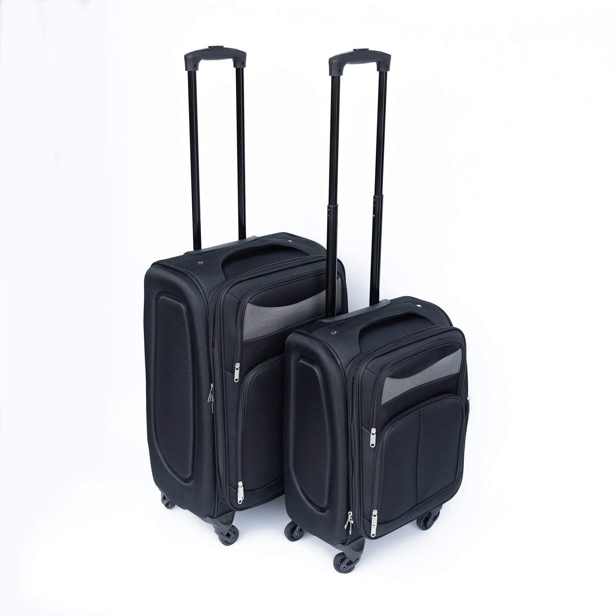 20"/24" Softsided Luggage Set with Universal Wheels & Ergonomic Handle
