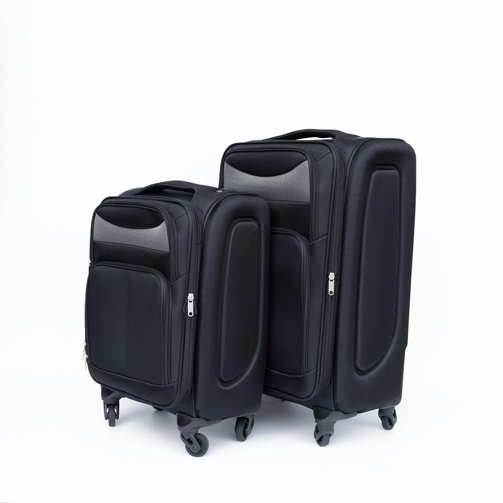 20"/24" Softsided Luggage Set with Universal Wheels & Ergonomic Handle