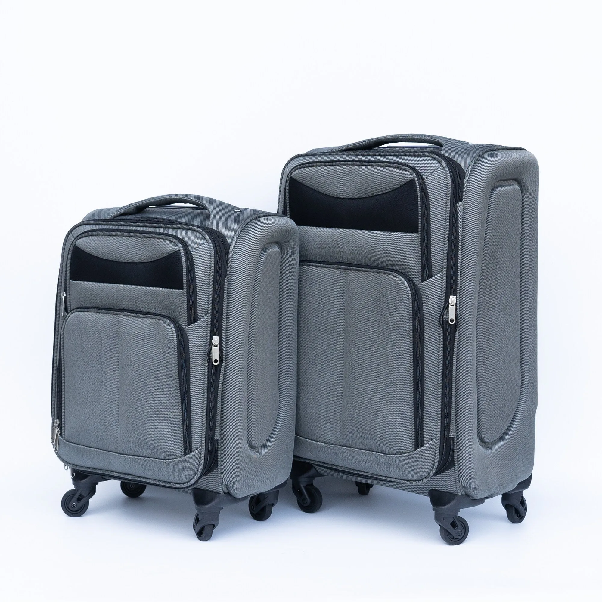 20"/24" Softsided Luggage Set with Universal Wheels & Ergonomic Handle