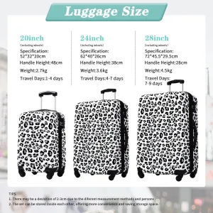 20"/24"/28" Expandable Luggages Sets with TSA Lock & Silicone Handles