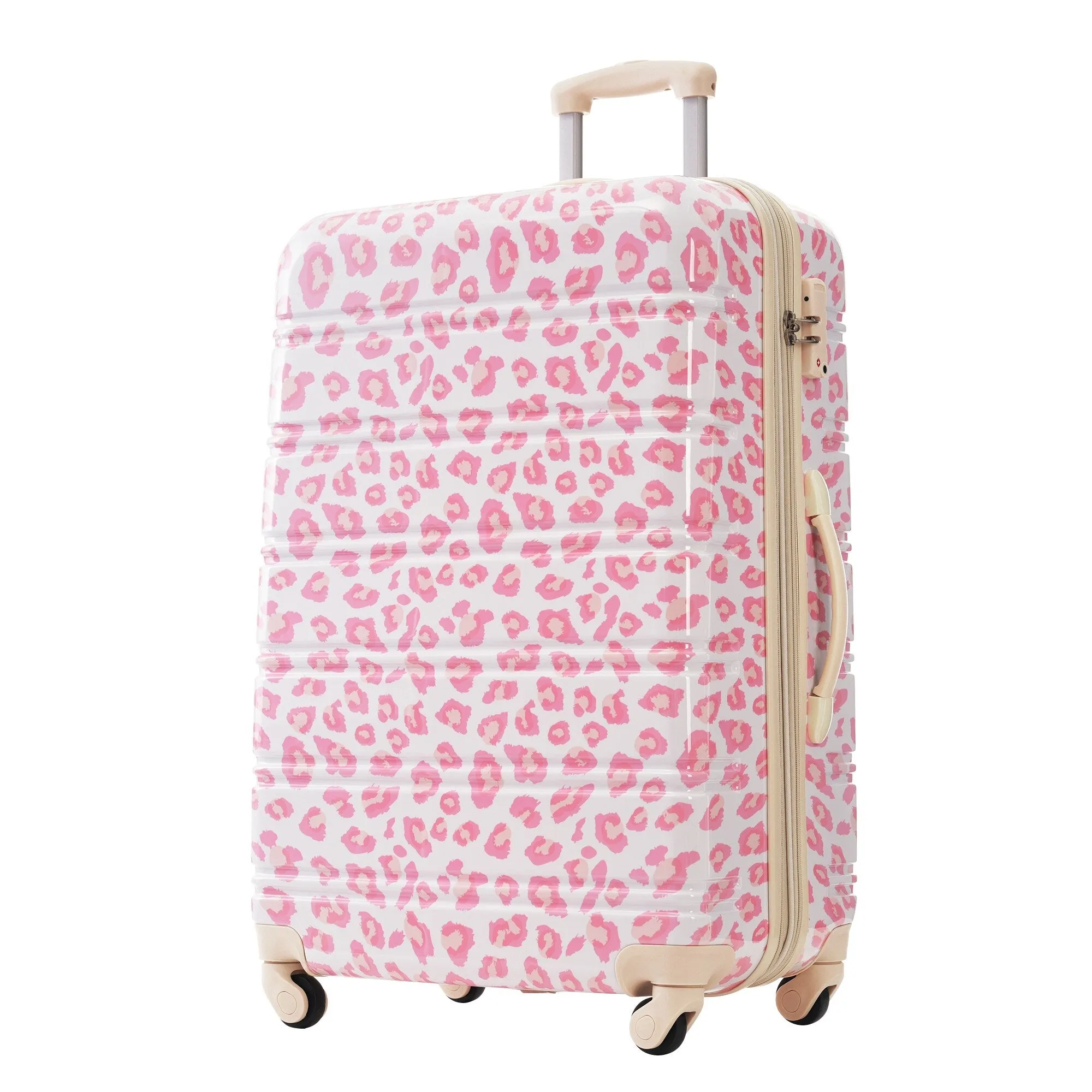20"/24"/28" Expandable Luggages Sets with TSA Lock & Silicone Handles