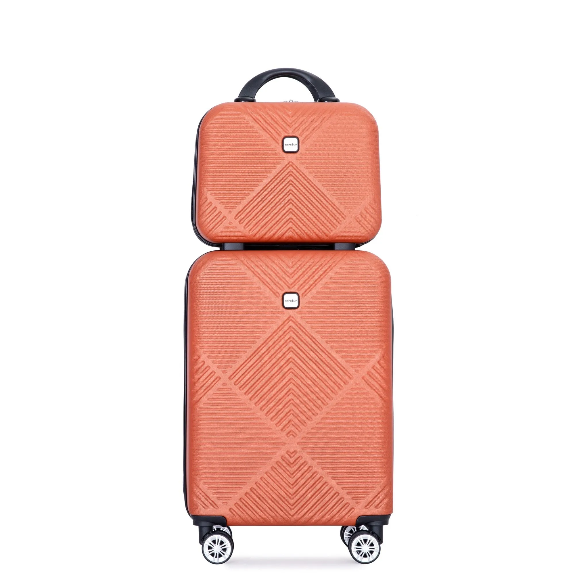 2Piece Luggage Sets ABS Lightweight Suitcase , Spinner Wheels, (20/14)