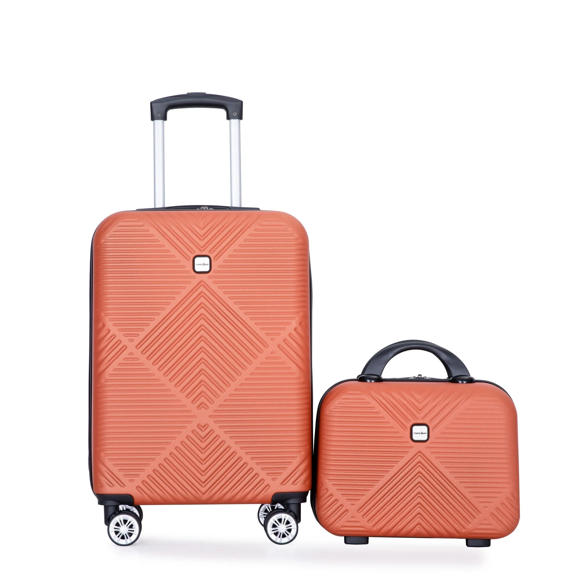 2Piece Luggage Sets ABS Lightweight Suitcase , Spinner Wheels, (20/14)