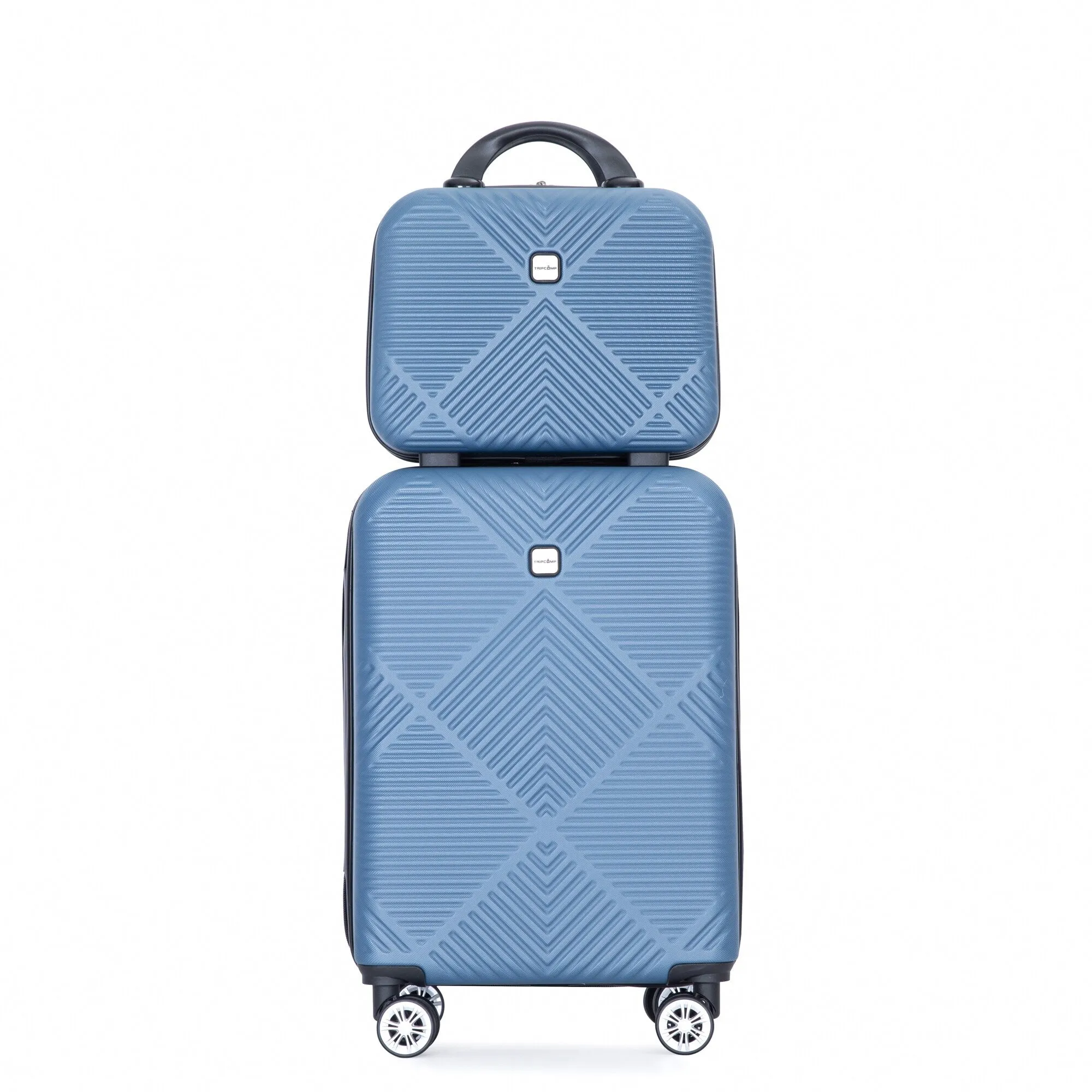 2Piece Luggage Sets ABS Lightweight Suitcase , Spinner Wheels, (20/14)