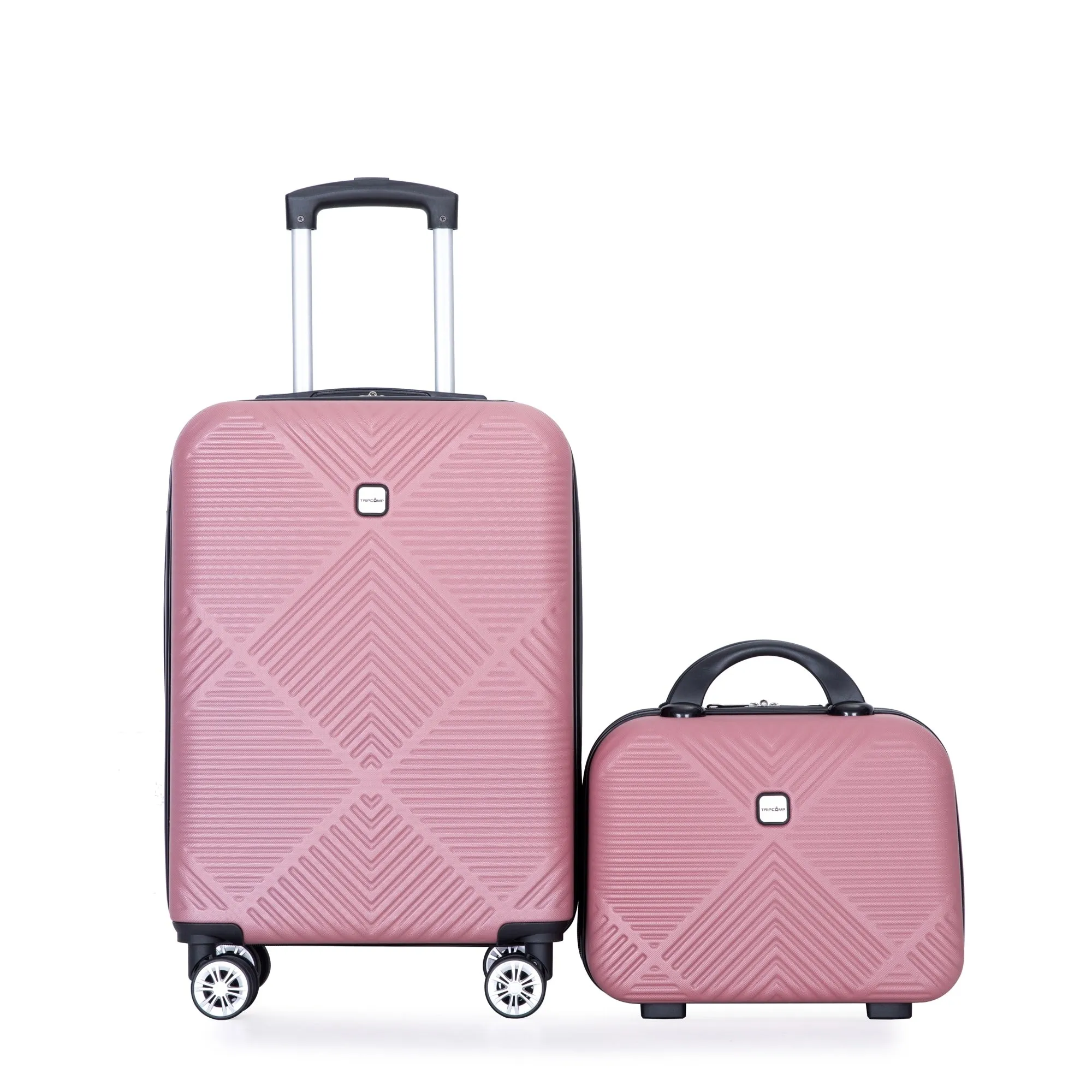2Piece Luggage Sets ABS Lightweight Suitcase , Spinner Wheels, (20/14)