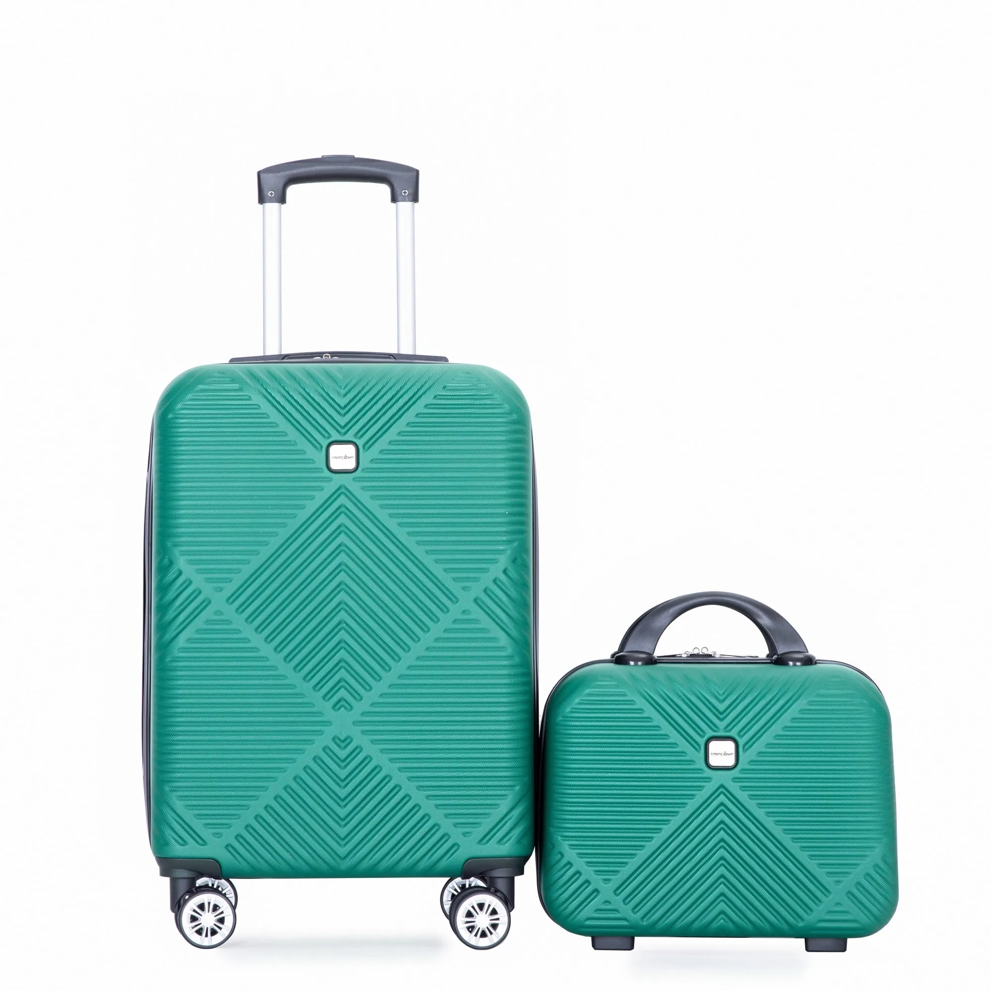 2Piece Luggage Sets ABS Lightweight Suitcase , Spinner Wheels, (20/14)
