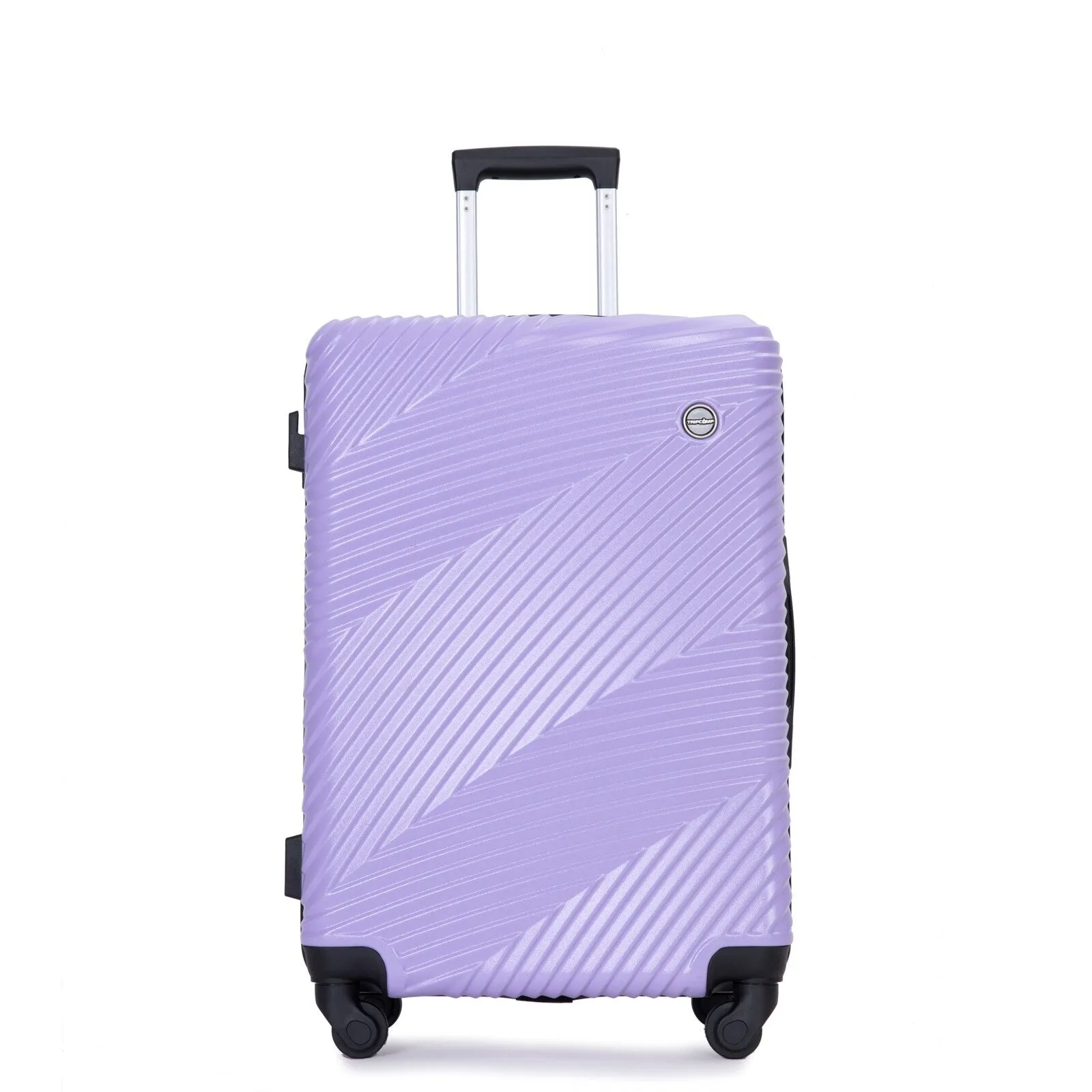 3 Pcs Luggage Sets w/Adjustable Pull Rod and Spinner Wheels & 2 Hooks