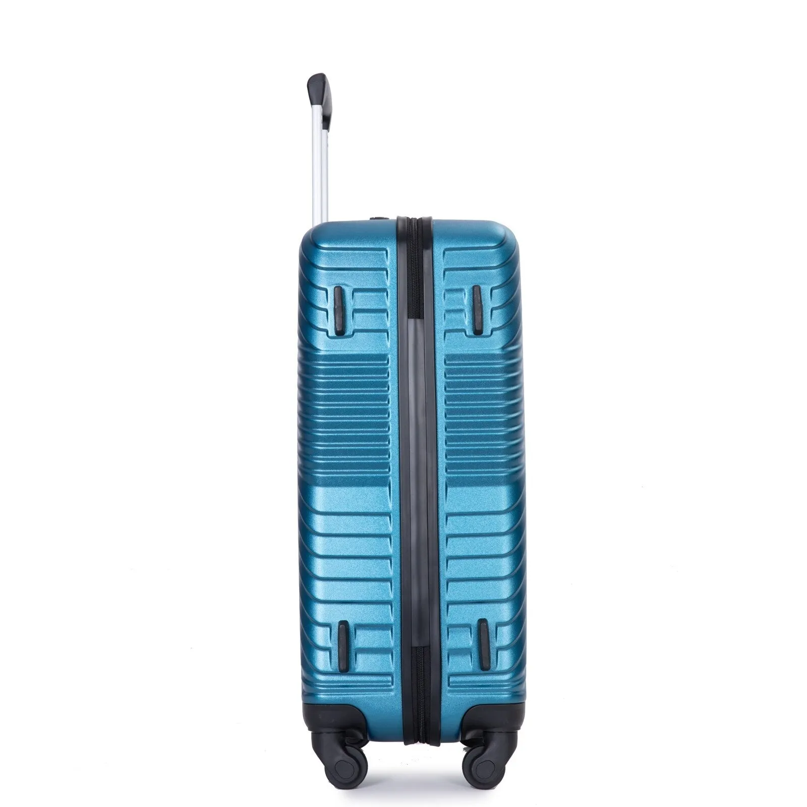 3 Pcs Luggage Sets w/Adjustable Pull Rod and Spinner Wheels & 2 Hooks