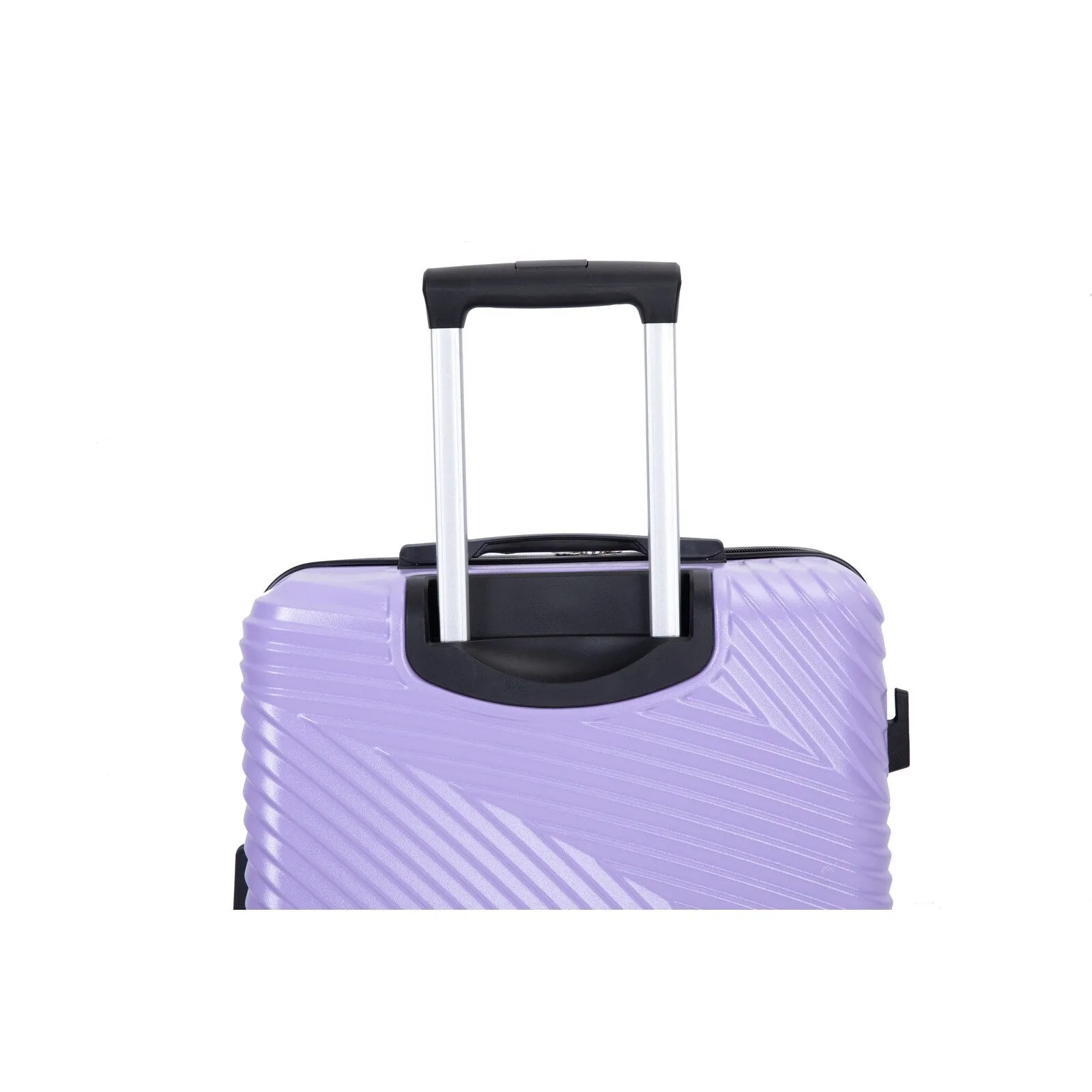 3 Pcs Luggage Sets w/Adjustable Pull Rod and Spinner Wheels & 2 Hooks
