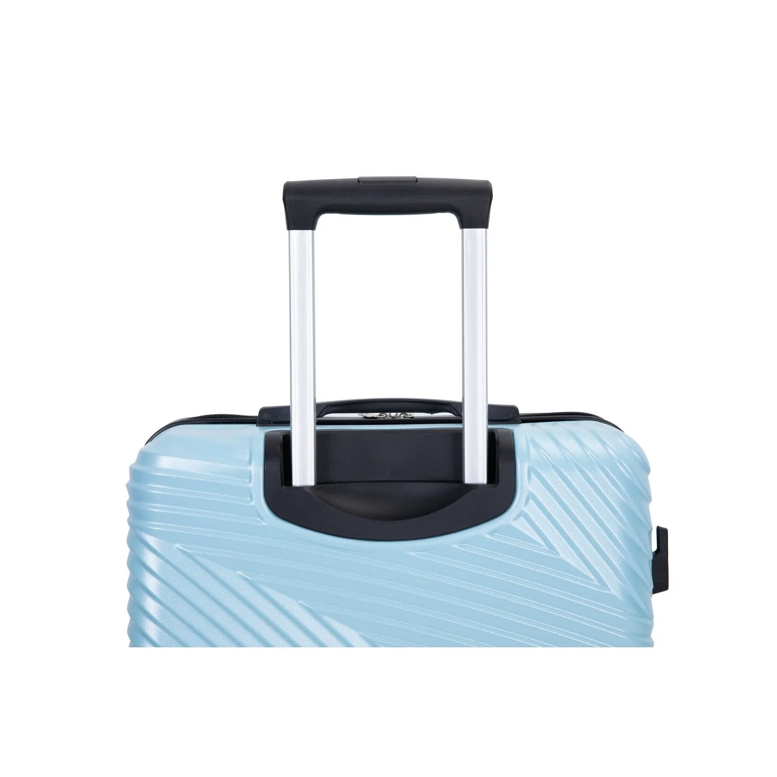 3 Pcs Luggage Sets w/Adjustable Pull Rod and Spinner Wheels & 2 Hooks