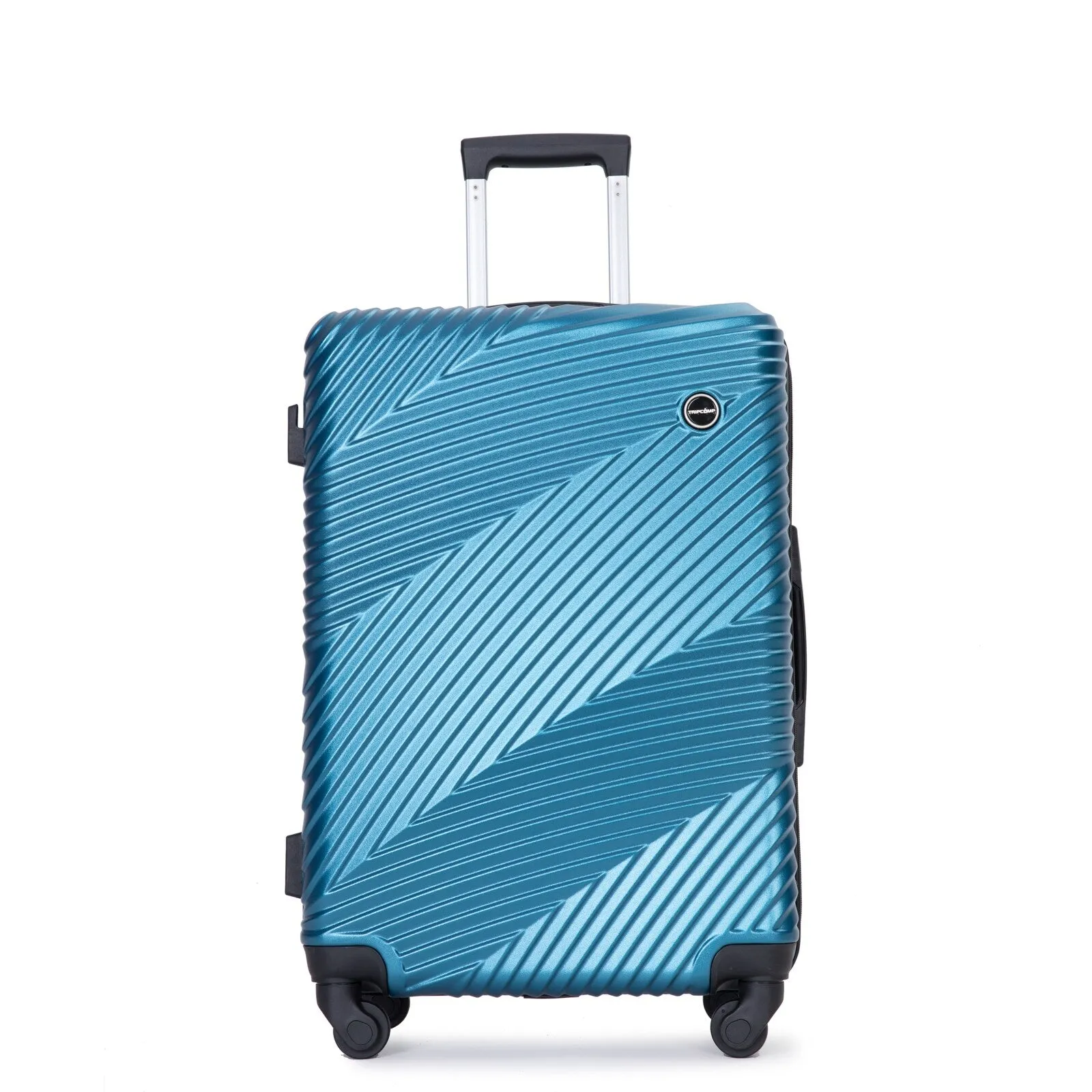 3 Pcs Luggage Sets w/Adjustable Pull Rod and Spinner Wheels & 2 Hooks