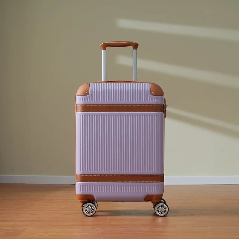 3 Piece double spinner Suitcase w/TSA Lock, Lightweight Hardshell Luggage Sets