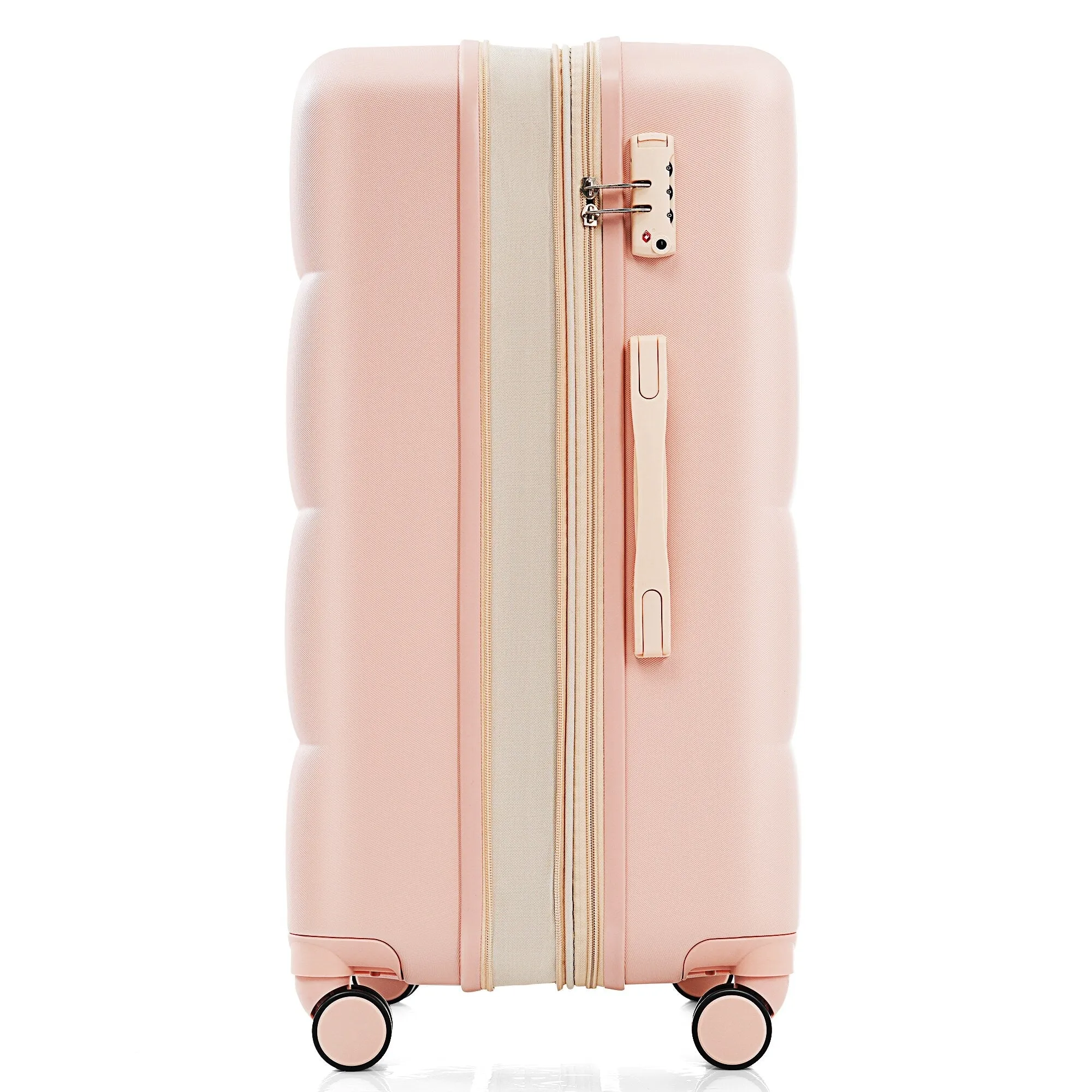 3 Piece Expandable Luggage Set with USB Port & Spinner and Cup Holder