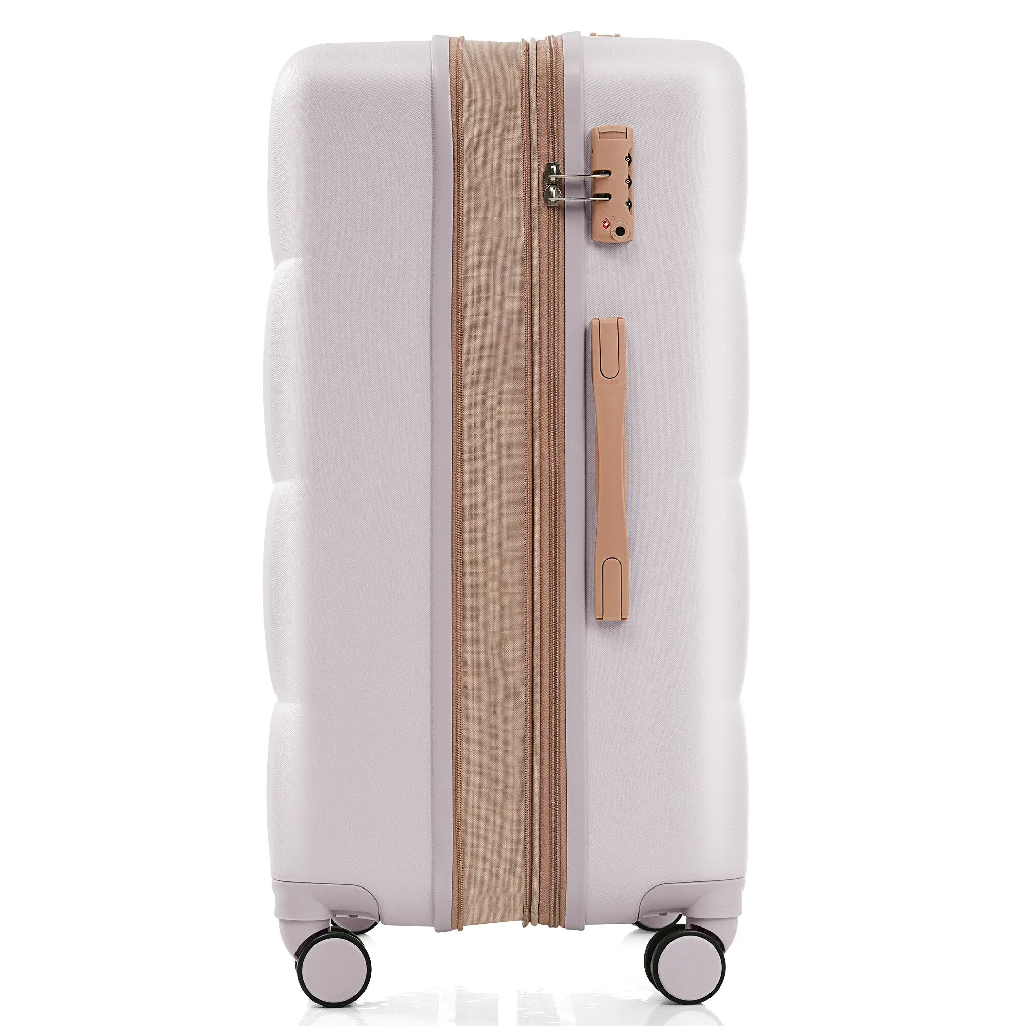 3 Piece Expandable Luggage Set with USB Port & Spinner and Cup Holder