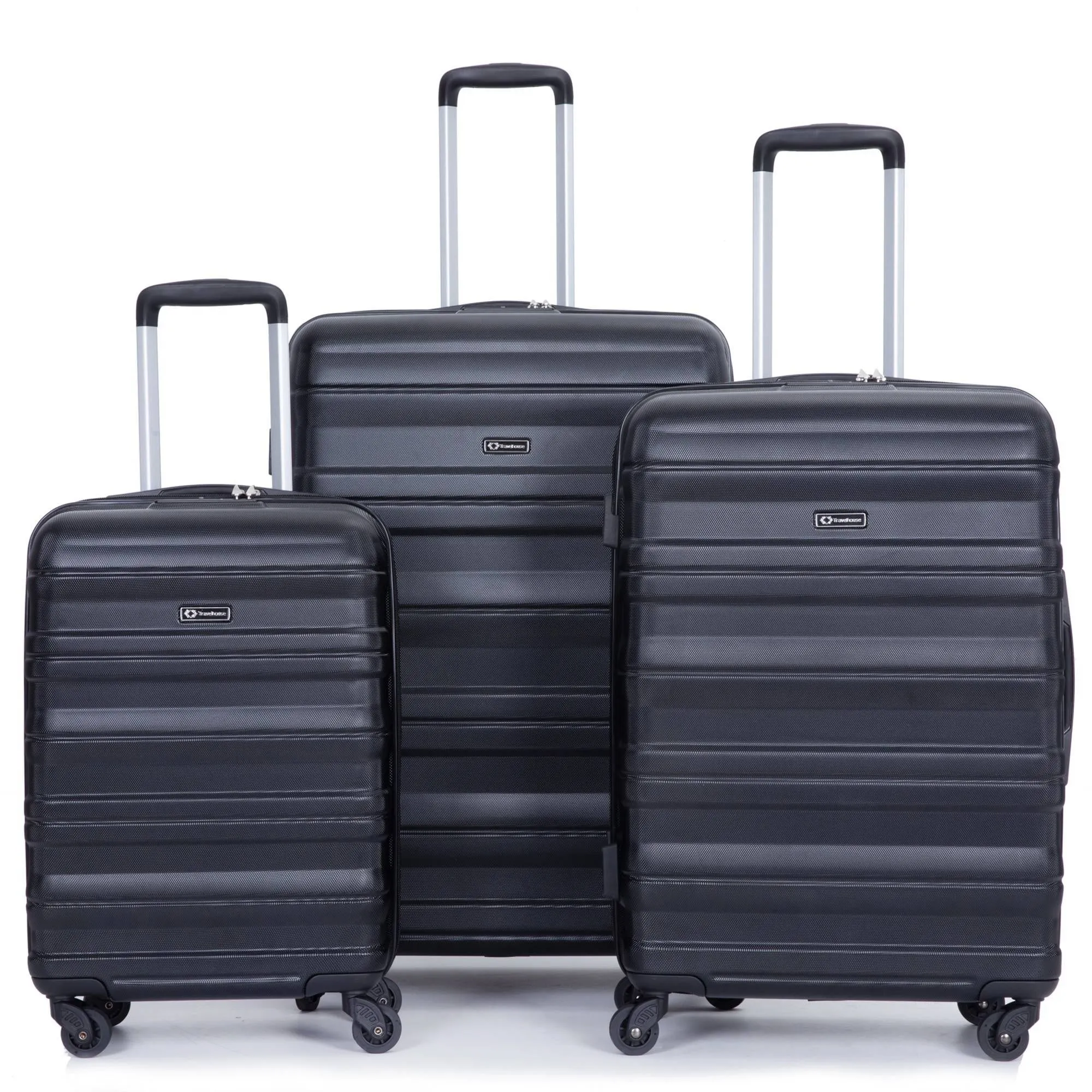 3-Piece Lightweight Luggage Set with TSA Lock and Spinner Wheels