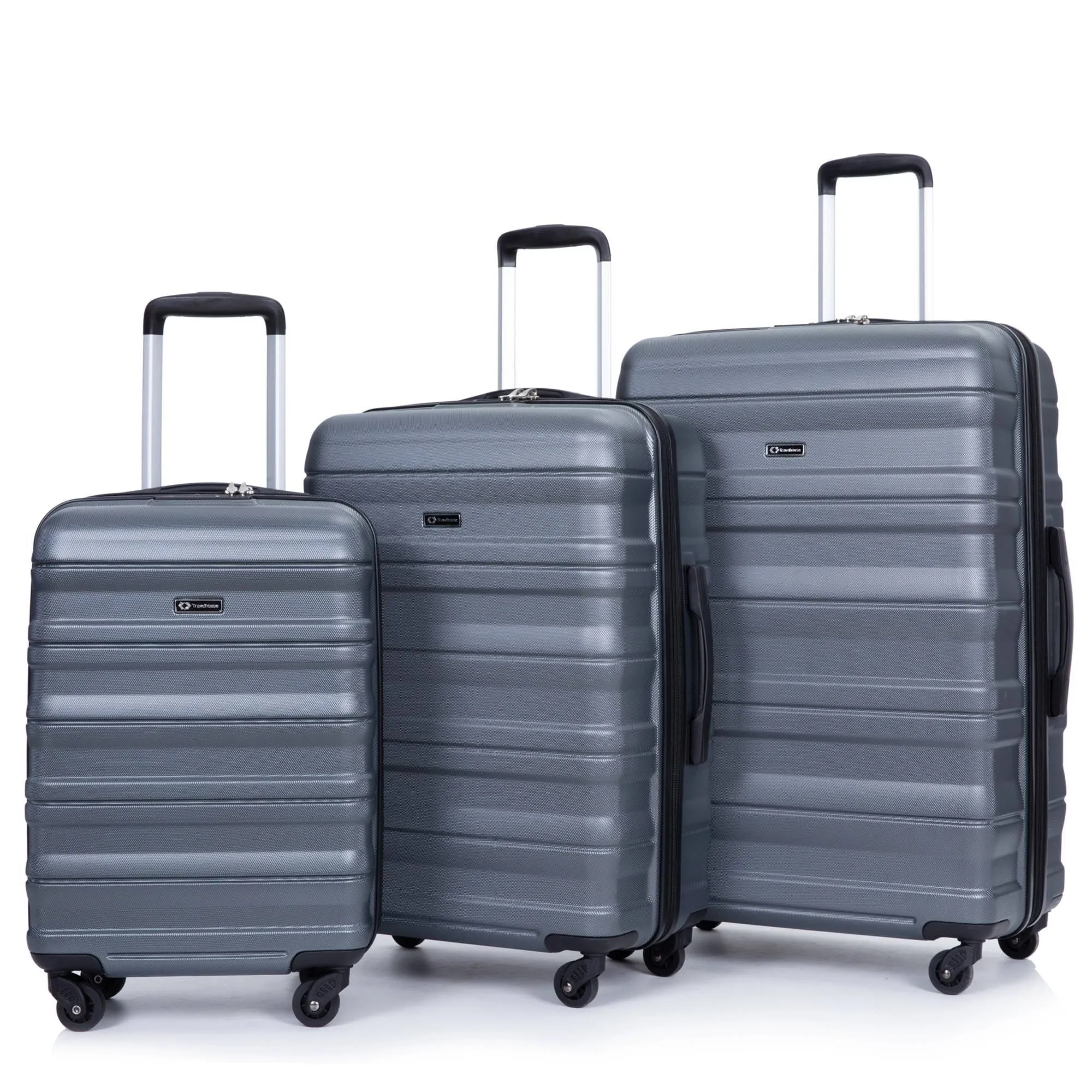 3-Piece Lightweight Luggage Set with TSA Lock and Spinner Wheels