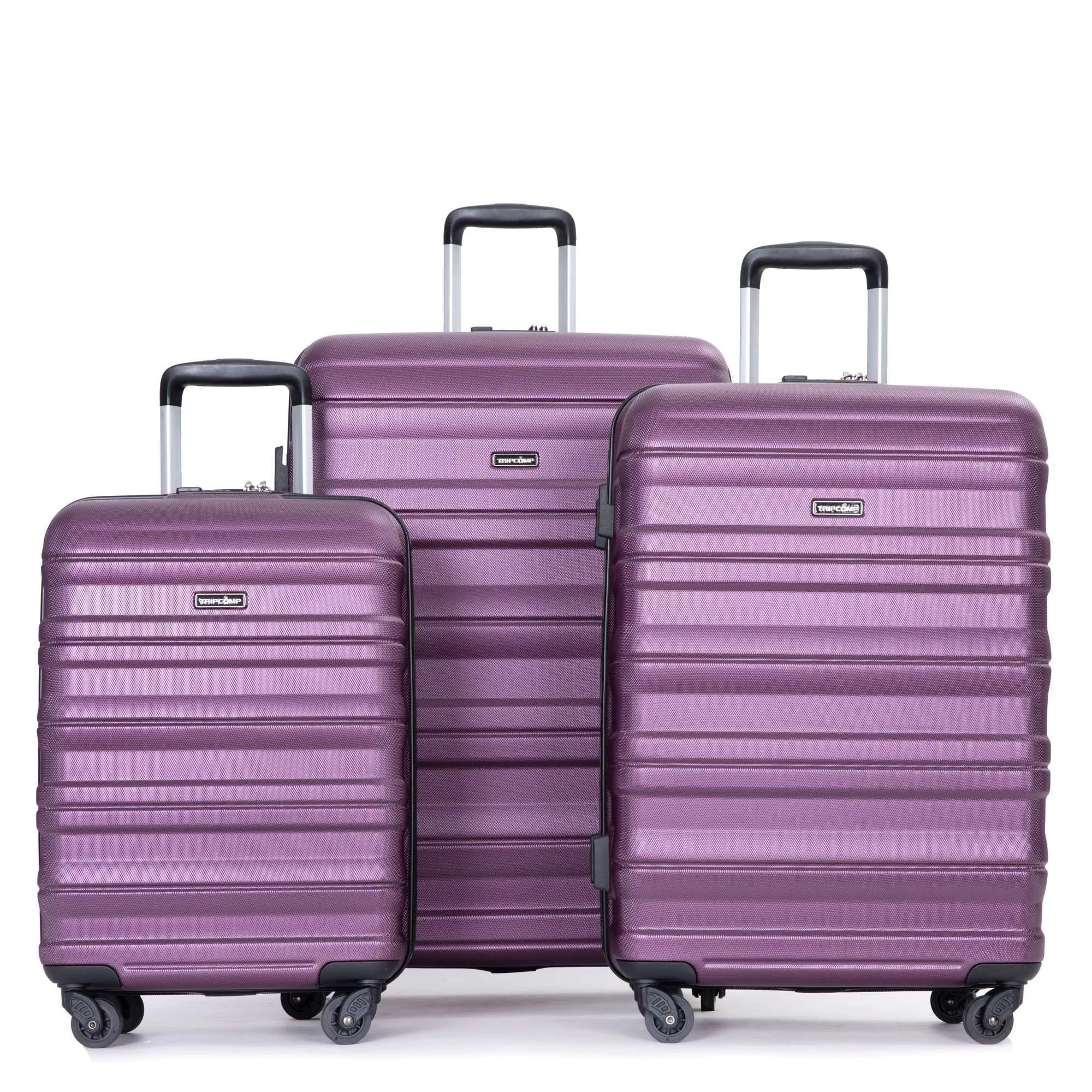 3-Piece Lightweight Luggage Set with TSA Lock and Spinner Wheels