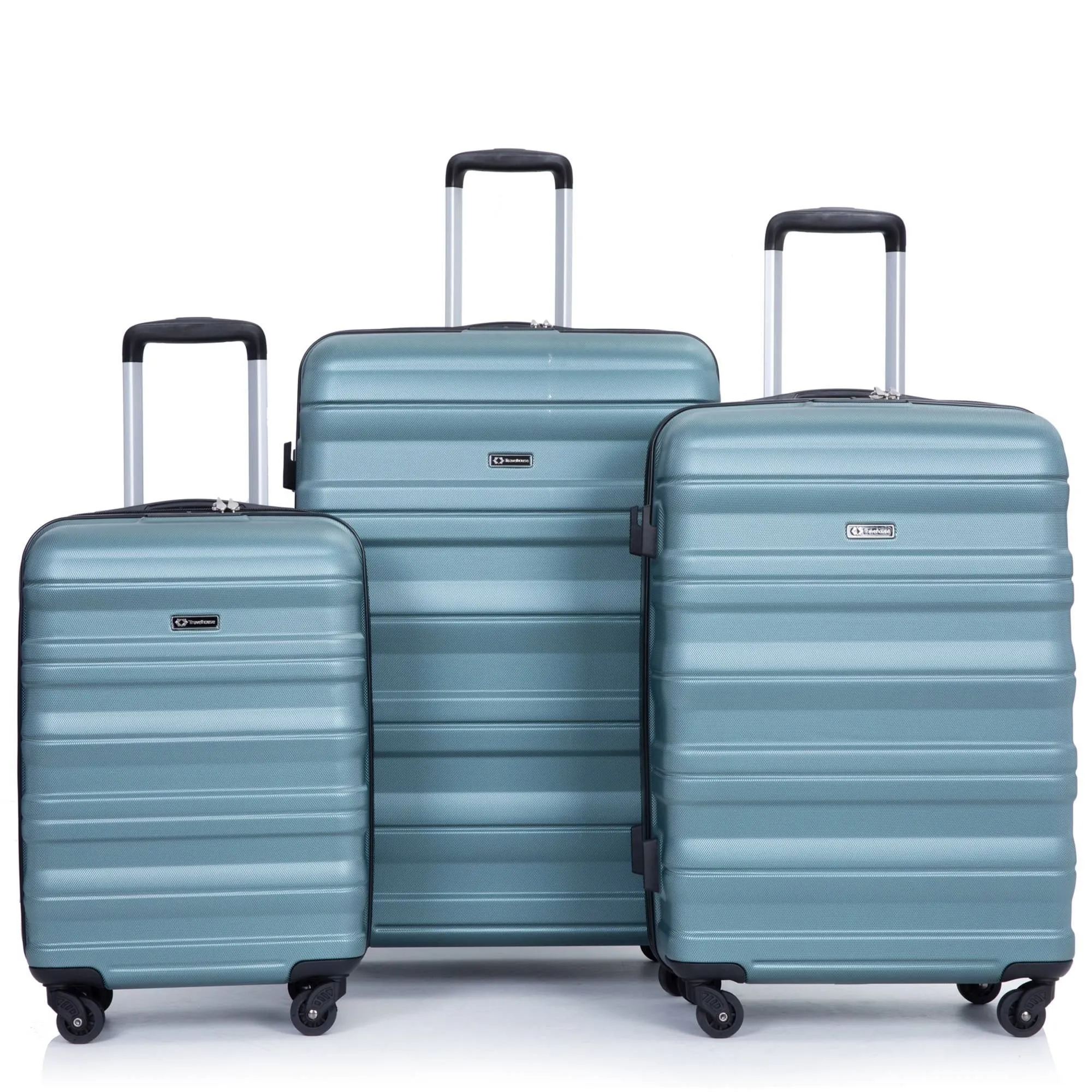 3-Piece Lightweight Luggage Set with TSA Lock and Spinner Wheels