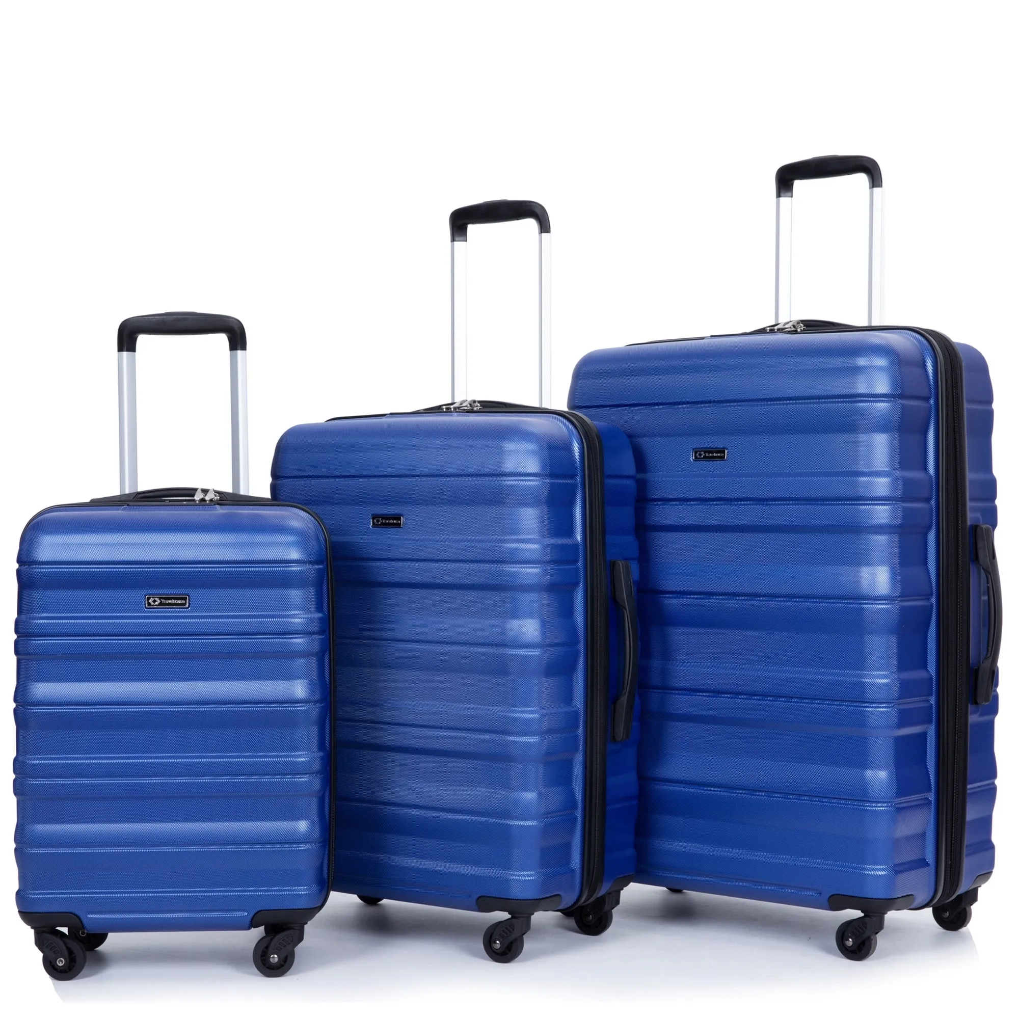 3 Piece Luggage Sets PC Lightweight & Durable Expandable Suitcase with Two Hooks, Spinner Wheels, TSA Lock, (21/25/29)