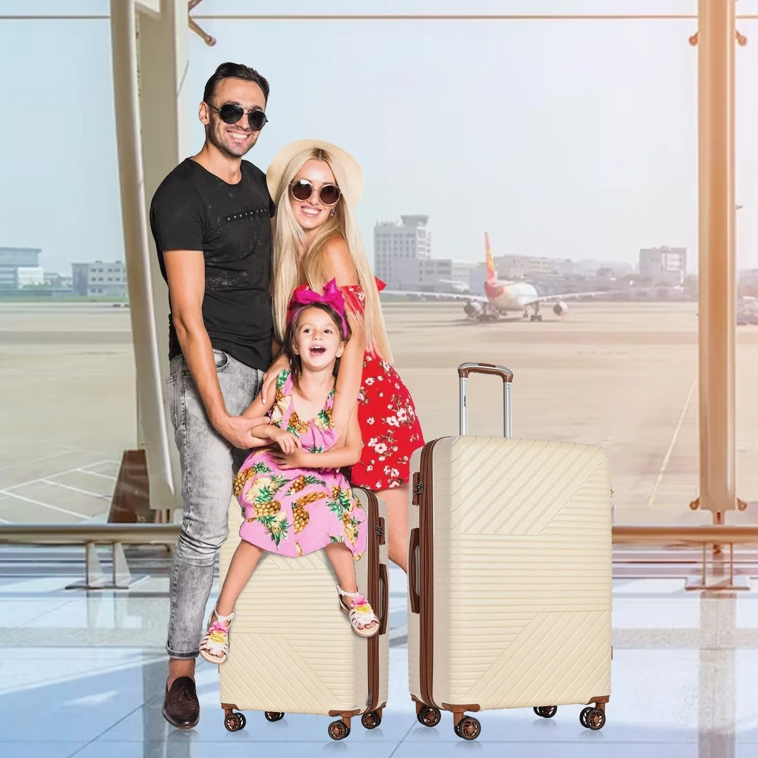 3 Piece Luggage Sets Suitcase/Trunk /Check-in Luggage /Carry-on Luggage