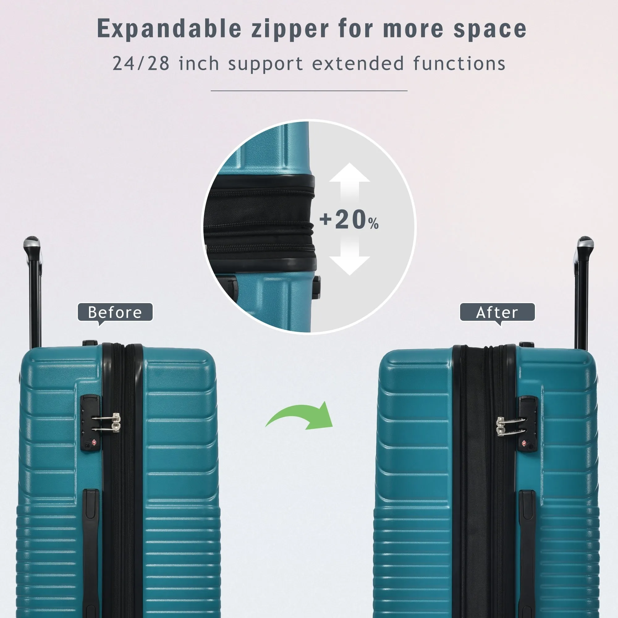 3 Piece Luggage Sets Suitcase/Trunk /Check-in Luggage /Carry-on Luggage