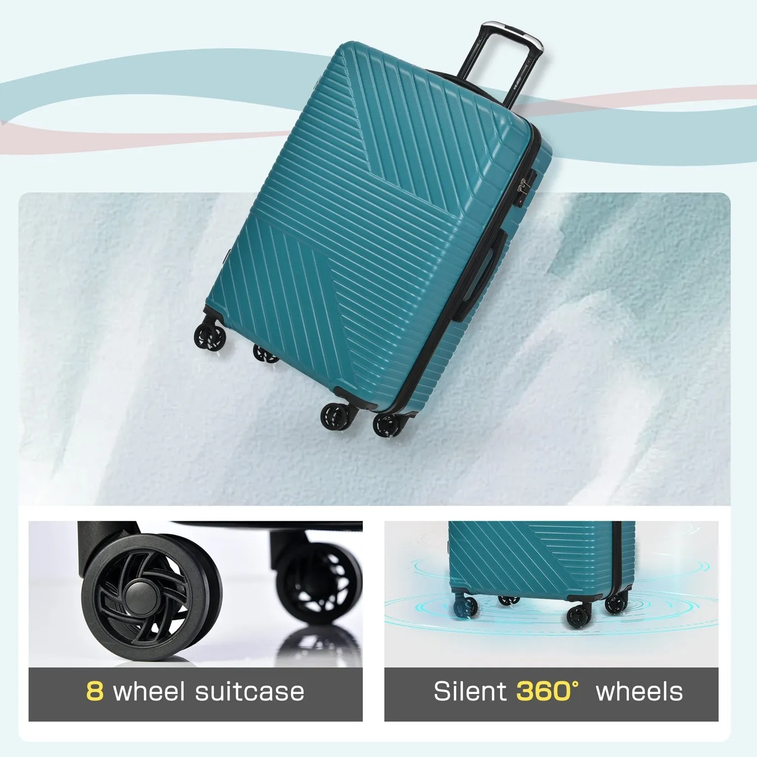 3 Piece Luggage Sets Suitcase/Trunk /Check-in Luggage /Carry-on Luggage