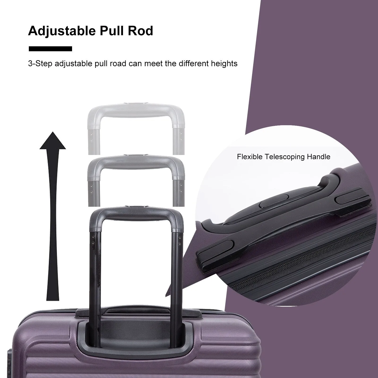3 Piece Luggage Sets Suitcase/Trunk /Check-in Luggage /Carry-on Luggage