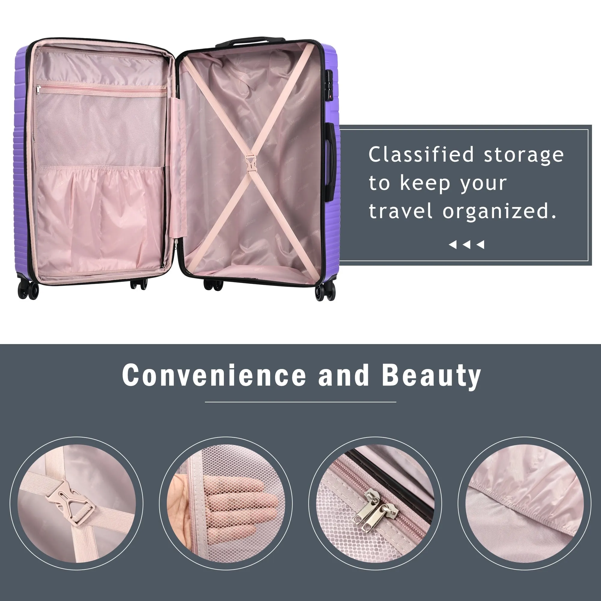 3 Piece Luggage Sets Suitcase/Trunk /Check-in Luggage /Carry-on Luggage