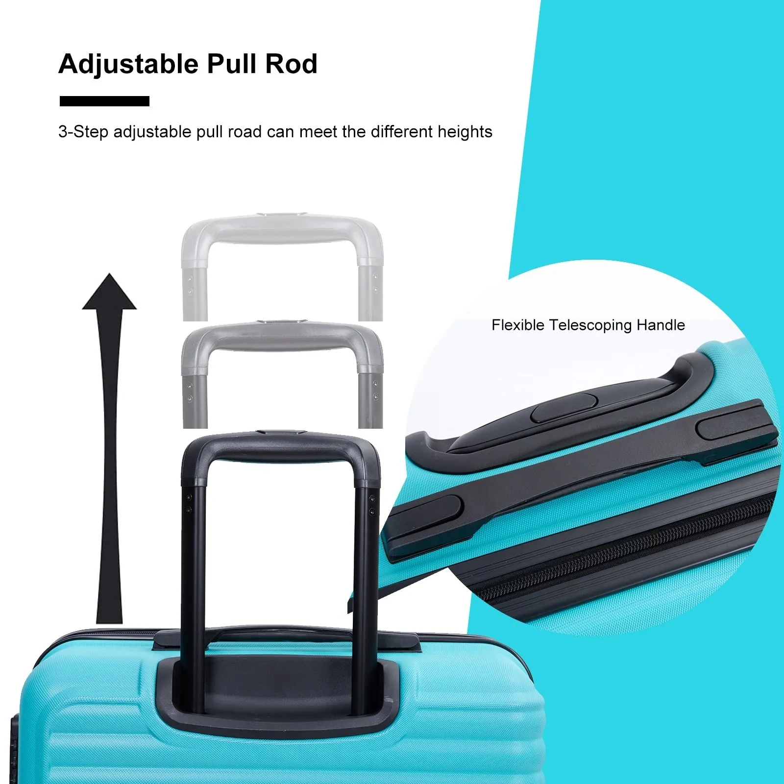 3 Piece Luggage Sets Suitcase/Trunk /Check-in Luggage /Carry-on Luggage