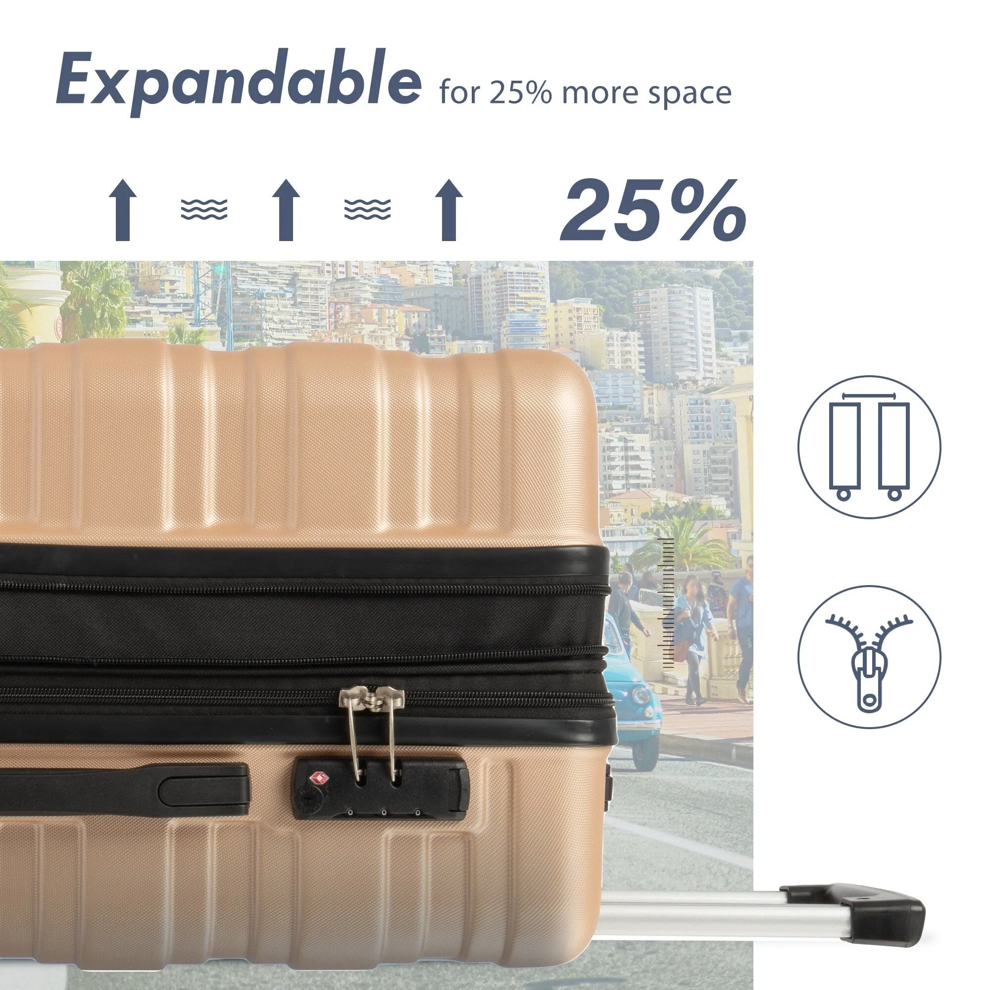 3 Piece Luggage Sets