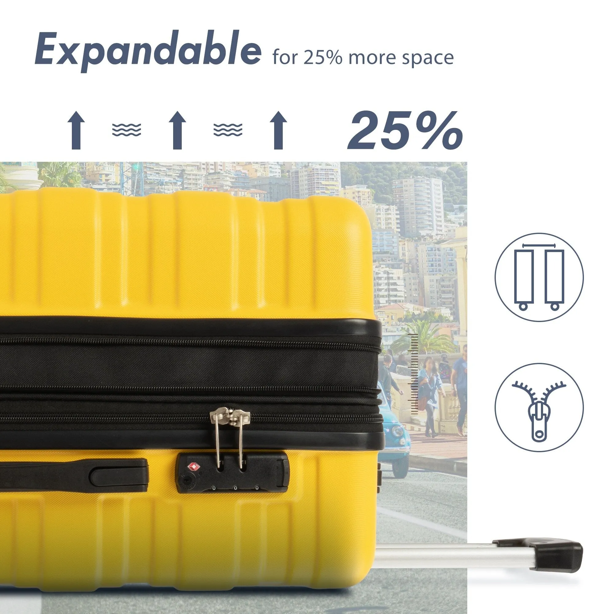 3 Piece Luggage Sets
