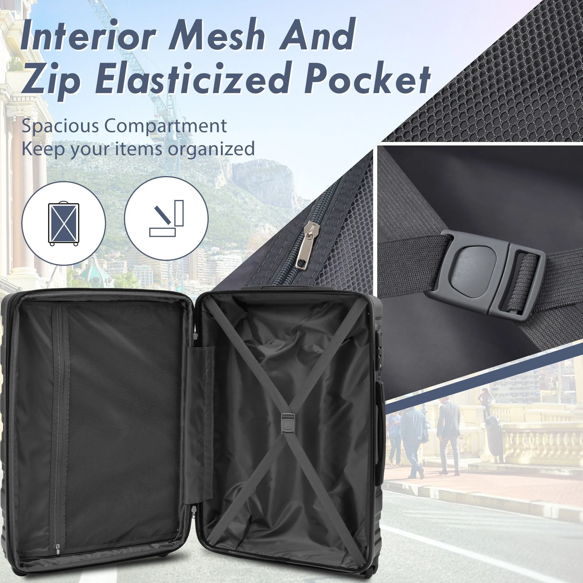3 Piece Luggage Sets