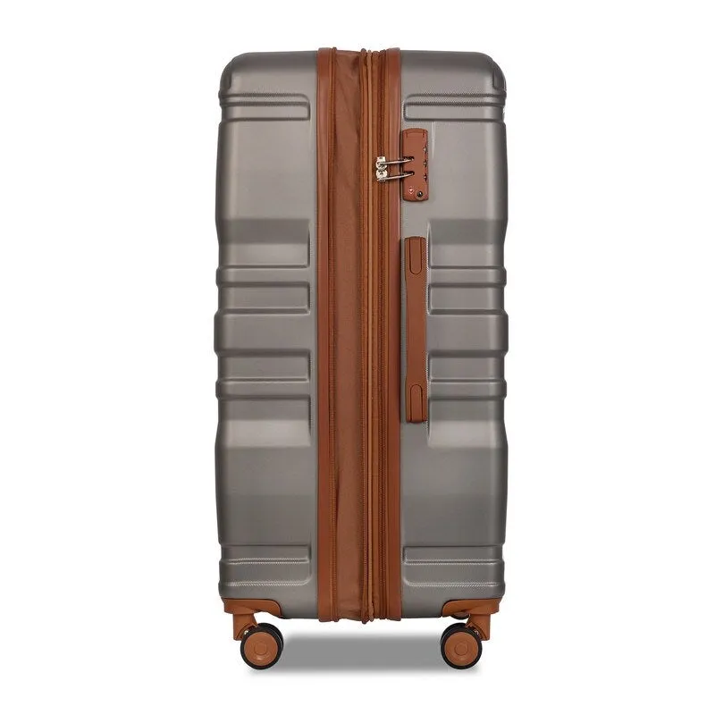 3pcs 20'' 24'' 28'' Luggage Sets, ABS Hardshell Luggage, Lightweight Suitcase Sets, Trunk with TSA Lock and Spinner Wheels