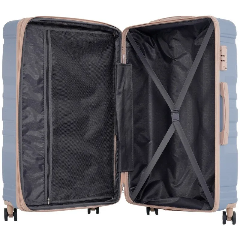 3pcs 20'' 24'' 28'' Luggage Sets, ABS Hardshell Luggage, Lightweight Suitcase Sets, Trunk with TSA Lock and Spinner Wheels