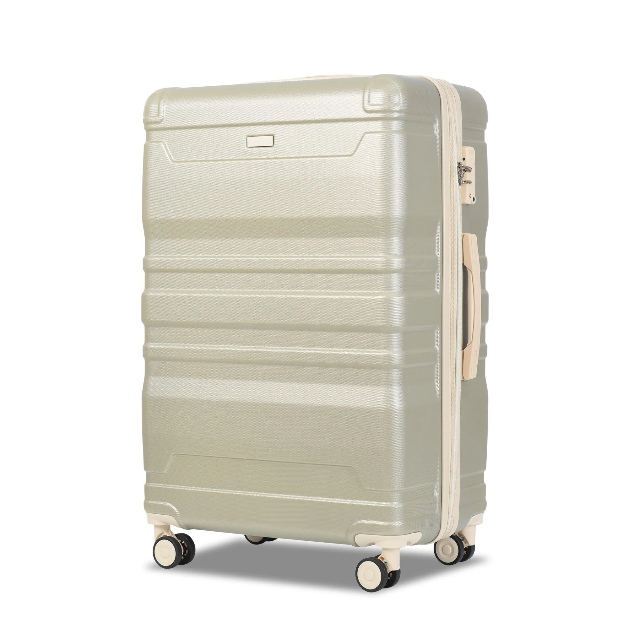 3pcs 20'' 24'' 28'' Luggage Sets, ABS Hardshell Luggage, Lightweight Suitcase Sets, Trunk with TSA Lock and Spinner Wheels
