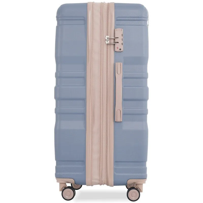 3pcs 20'' 24'' 28'' Luggage Sets, ABS Hardshell Luggage, Lightweight Suitcase Sets, Trunk with TSA Lock and Spinner Wheels