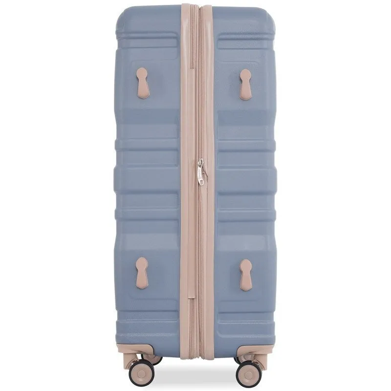 3pcs 20'' 24'' 28'' Luggage Sets, ABS Hardshell Luggage, Lightweight Suitcase Sets, Trunk with TSA Lock and Spinner Wheels