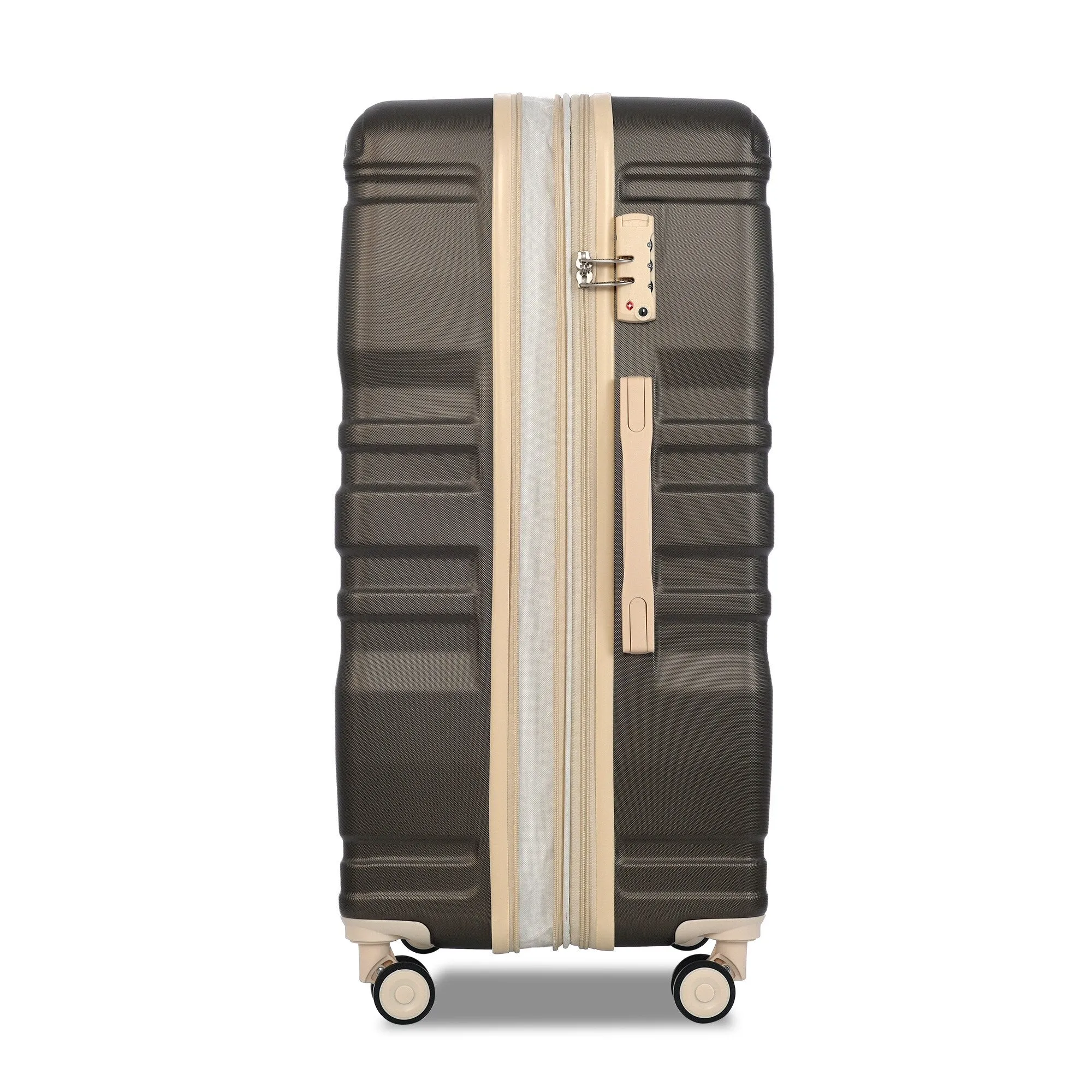 3pcs 20'' 24'' 28'' Luggage Sets, ABS Hardshell Luggage, Lightweight Suitcase Sets, Trunk with TSA Lock and Spinner Wheels