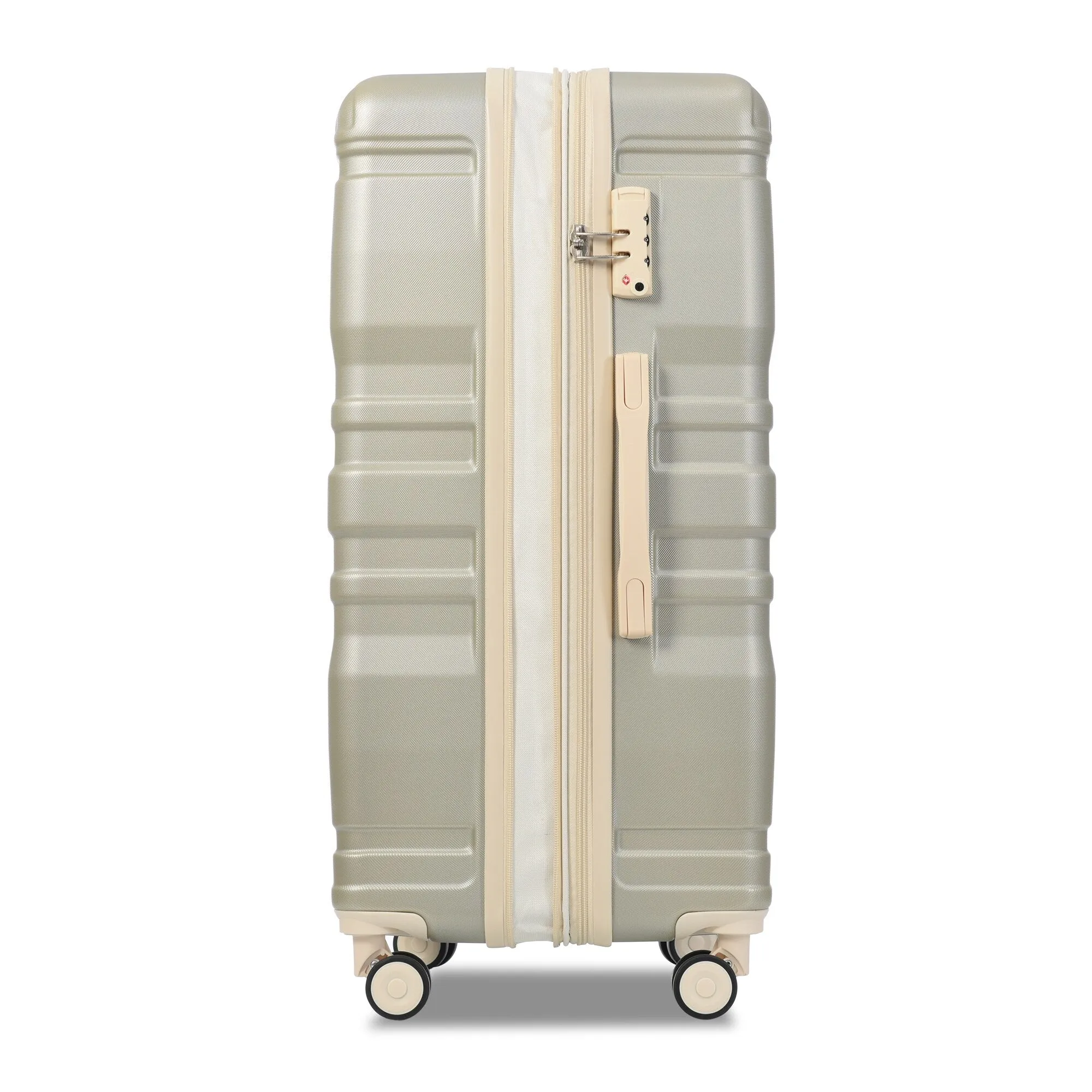 3pcs 20'' 24'' 28'' Luggage Sets, ABS Hardshell Luggage, Lightweight Suitcase Sets, Trunk with TSA Lock and Spinner Wheels