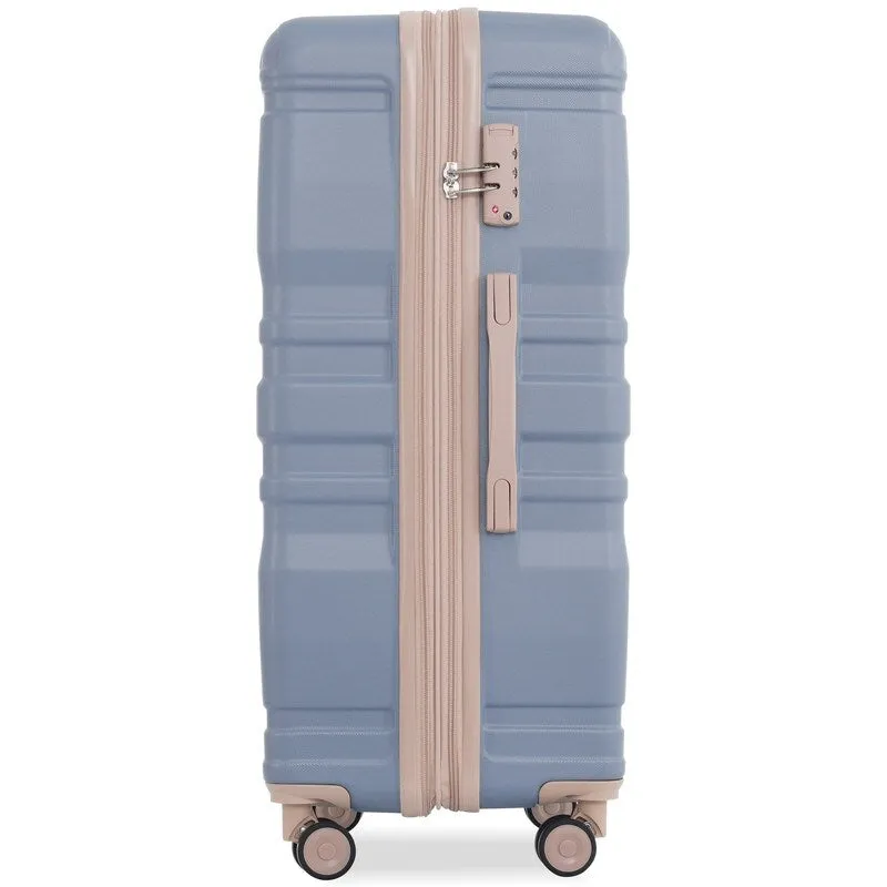 3pcs 20'' 24'' 28'' Luggage Sets, ABS Hardshell Luggage, Lightweight Suitcase Sets, Trunk with TSA Lock and Spinner Wheels