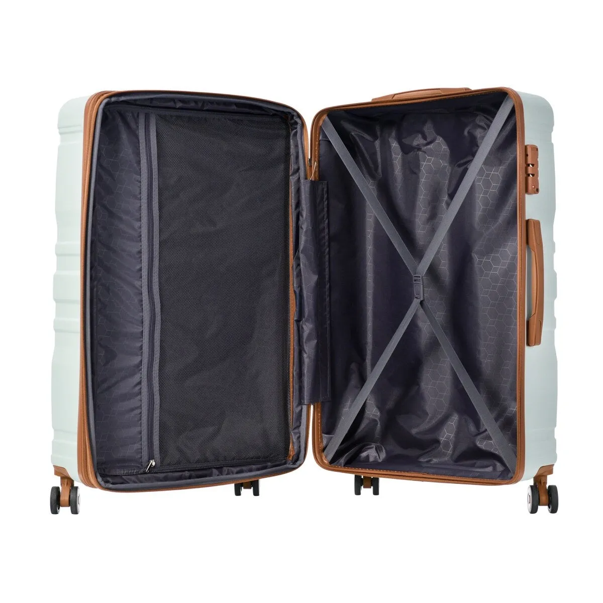 3pcs 20'' 24'' 28'' Luggage Sets, ABS Hardshell Luggage, Lightweight Suitcase Sets, Trunk with TSA Lock and Spinner Wheels