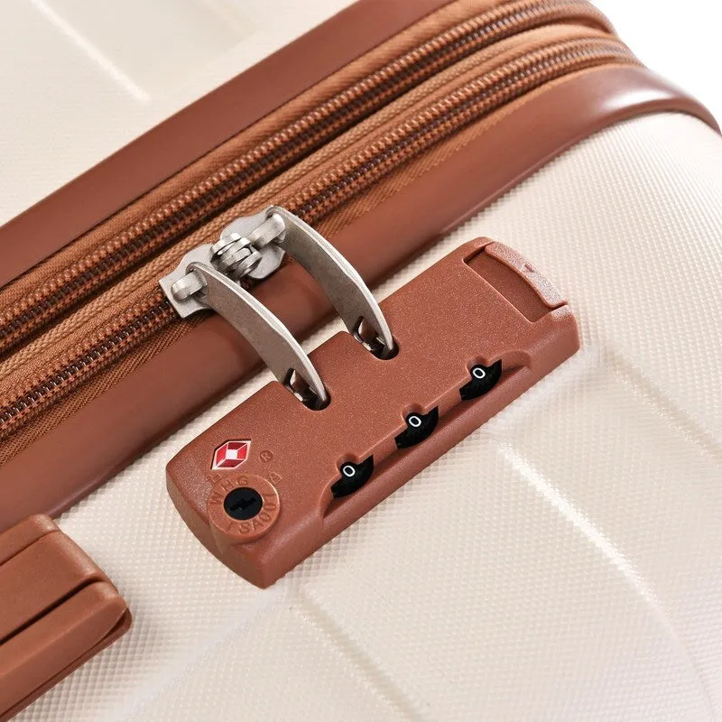 3pcs Hardshell Luggage Sets Lightweight Expandable Suitcase