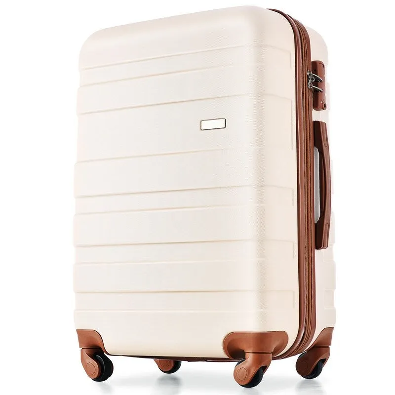 3pcs Hardshell Luggage Sets Lightweight Expandable Suitcase